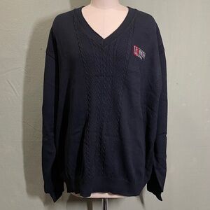 KETEL ONE Vodka Golf V-Neck Sweater LARGE Fore Golfwear